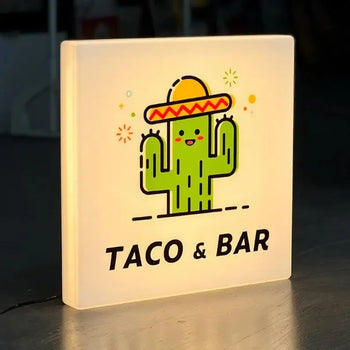 custom waterproof outdoor lightbox sign for all weather conditions