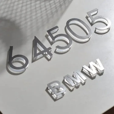 Custom Acrylic Jersey Numbers - Sports Wall Decor & Locker Signs