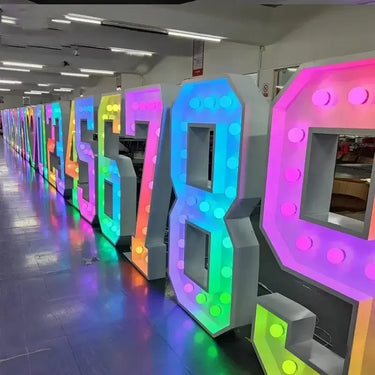 Vintage LED Marquee Sign Retro Bulb Style Custom Neon Light for Home Decor