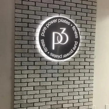 Need a unique circular light box? Our round aluminum LED signs are fully customizable. Choose your size, color, and design for a standout sign.