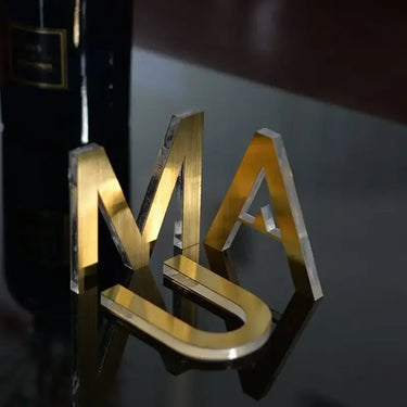 personalized acrylic logo for office wall