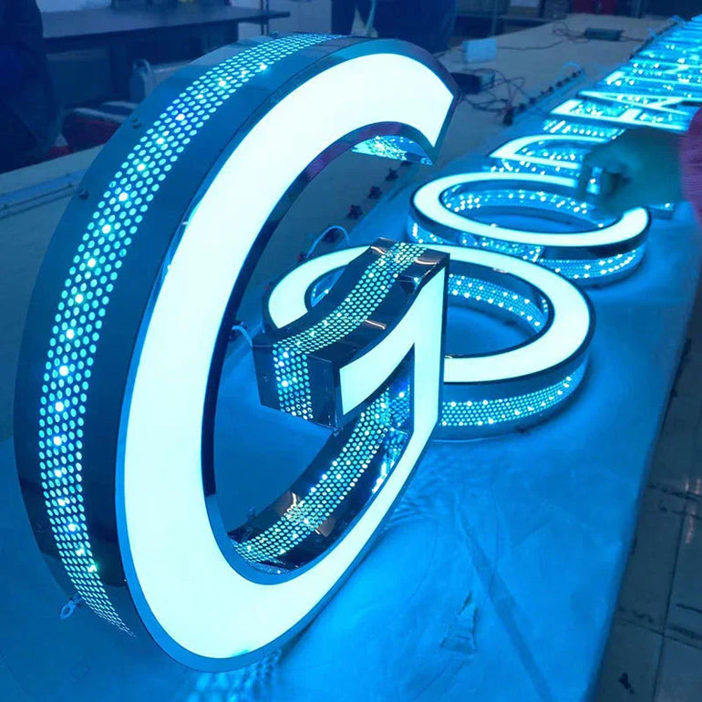 Comfy Sign Led 3D Illuminated Signs - Dimensional LED Blade Signage – CustomSignageHub