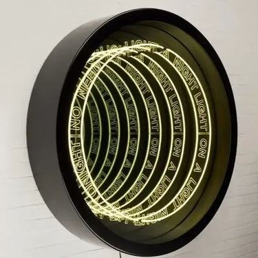 Dazzling 3D effect with our custom infinity mirror lightbox. Ideal for home decor, bar signs, or commercial use. Create your unique design today.