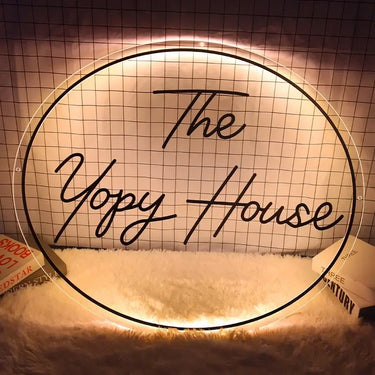 Energy efficient LED channel letter sign for professional office front