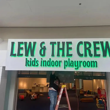 Outdoor Sign Installation for LED Channel Letters