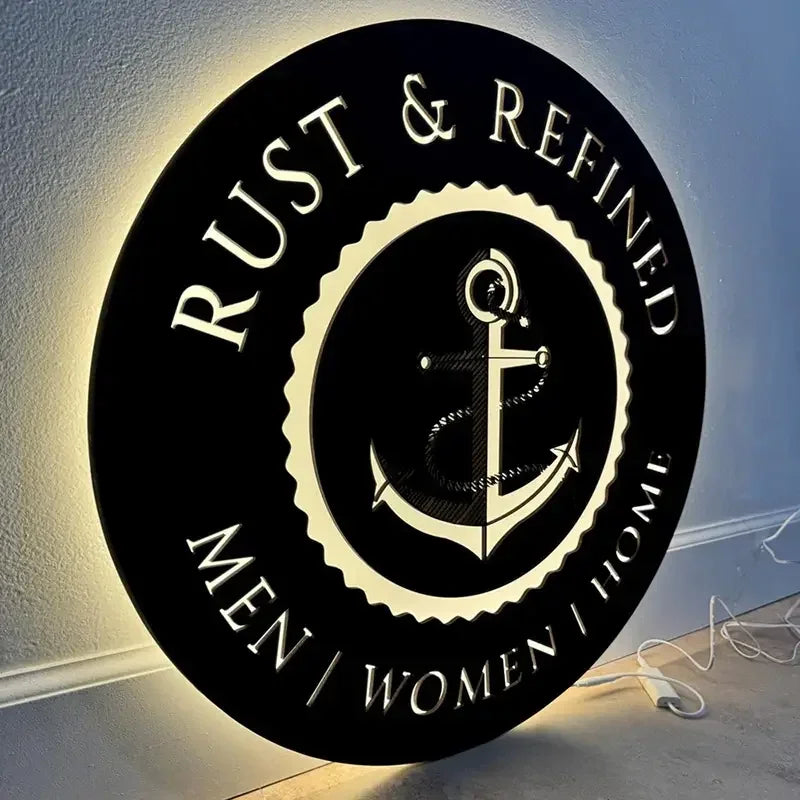 Round Double-Sided LED Light Box - Front & Backlit – CustomSignageHub